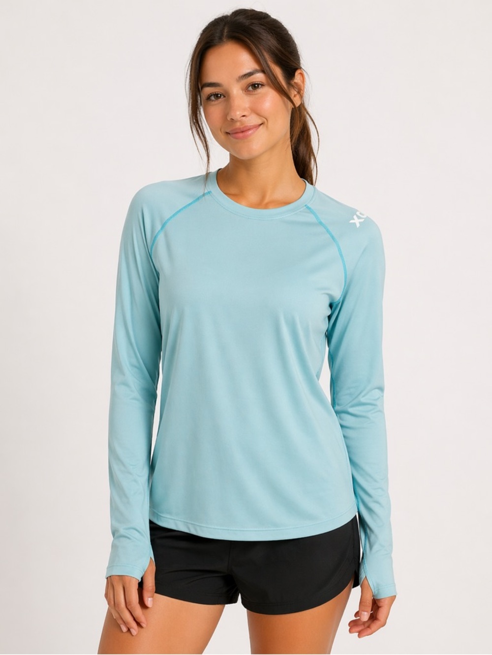 Xcel women’s rash guard Small Blue
